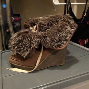 Wedge booties